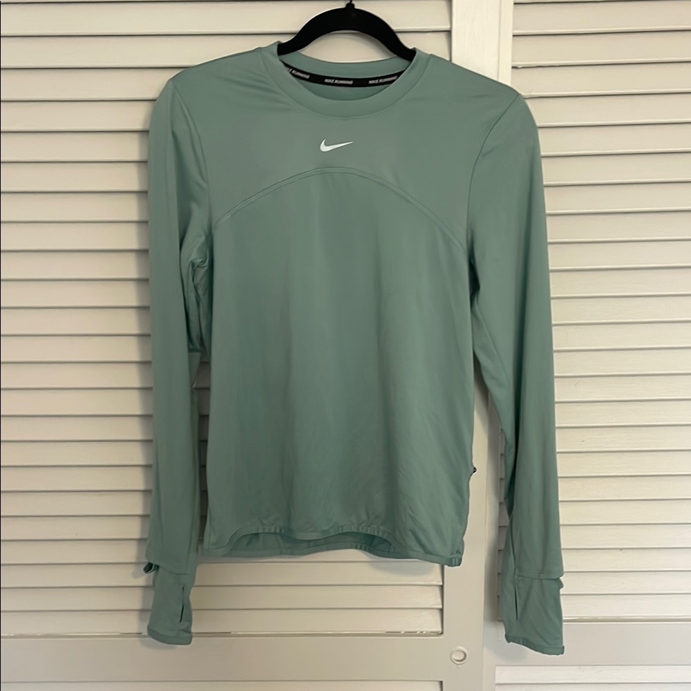 Nike Green Long Sleeve Shirt
